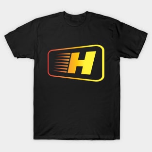 Letter H Letter Art T-Shirt